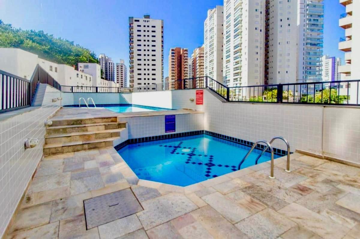 Apto Com Piscina 2 Quadras Da Praia Guarujá Kültér fotó